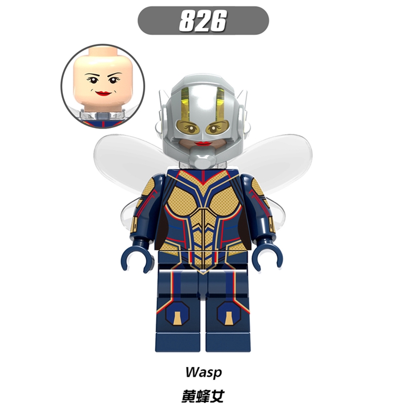 Mô hình lego lắp ghép nhân vật Doctor Strange Gamora Ebony Maw Proxima Midnight Wasp cho bé