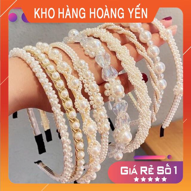 Bờm tóc, cài tóc ngọc trai nhân tạo các mẫu [LOẠI XỊN]