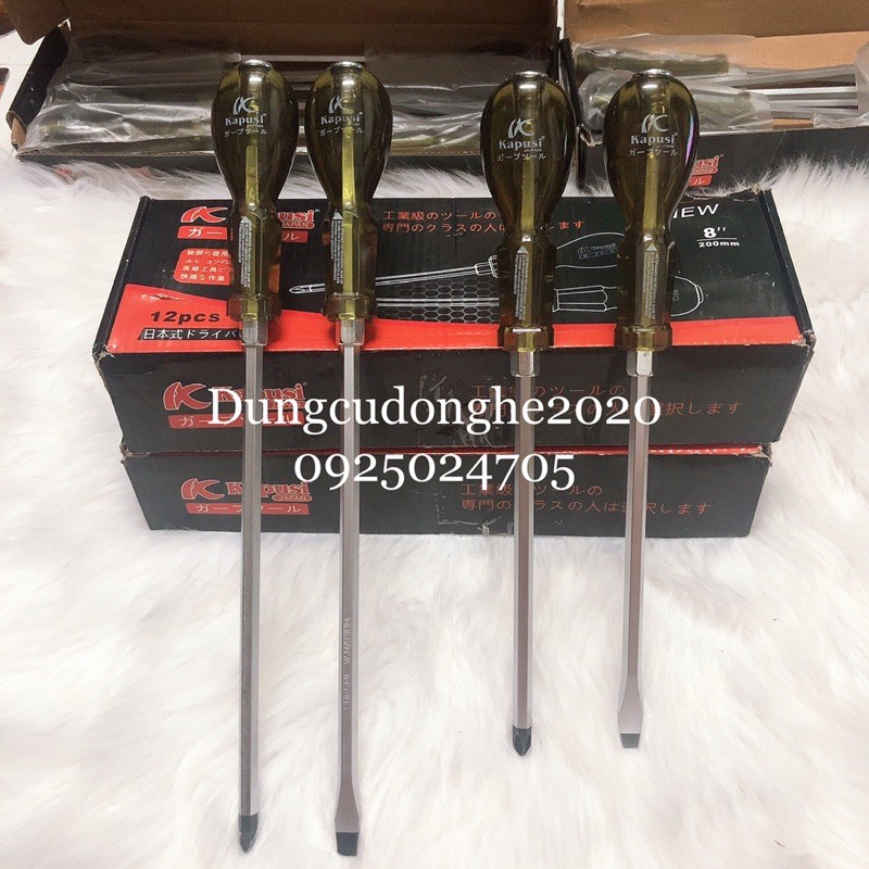 Tua Vít Đóng Đầu Bake Dẹp Kapusi 8mm Dài 150mm 200mm 250mm