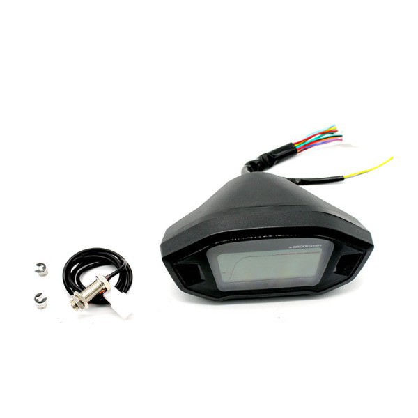 Đồng Hồ Đo Tốc Độ Màn Hình LCD 13000Rpm Cho Xe Máy