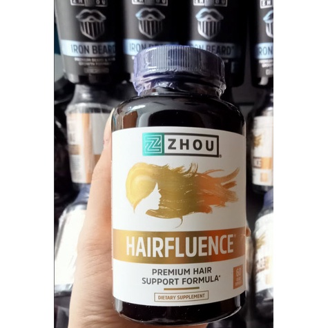 Viên Uống Hỗ Trợ Hairfluence mọc râu tóc nhanh