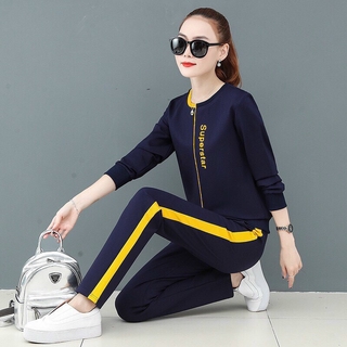 đồ bộ nữ thu đông phối viền