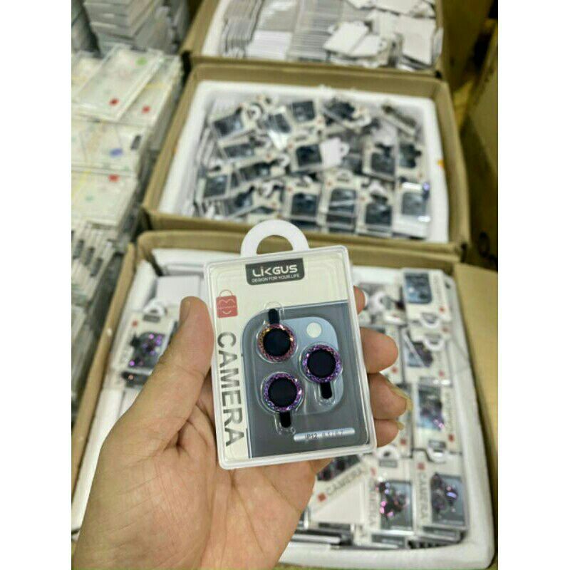 Bộ dán bảo vệ mắt camera kim cương titan cho iPhone 12 Mini, 12 Pro, 12 Pro max, 11, 11 Pro max