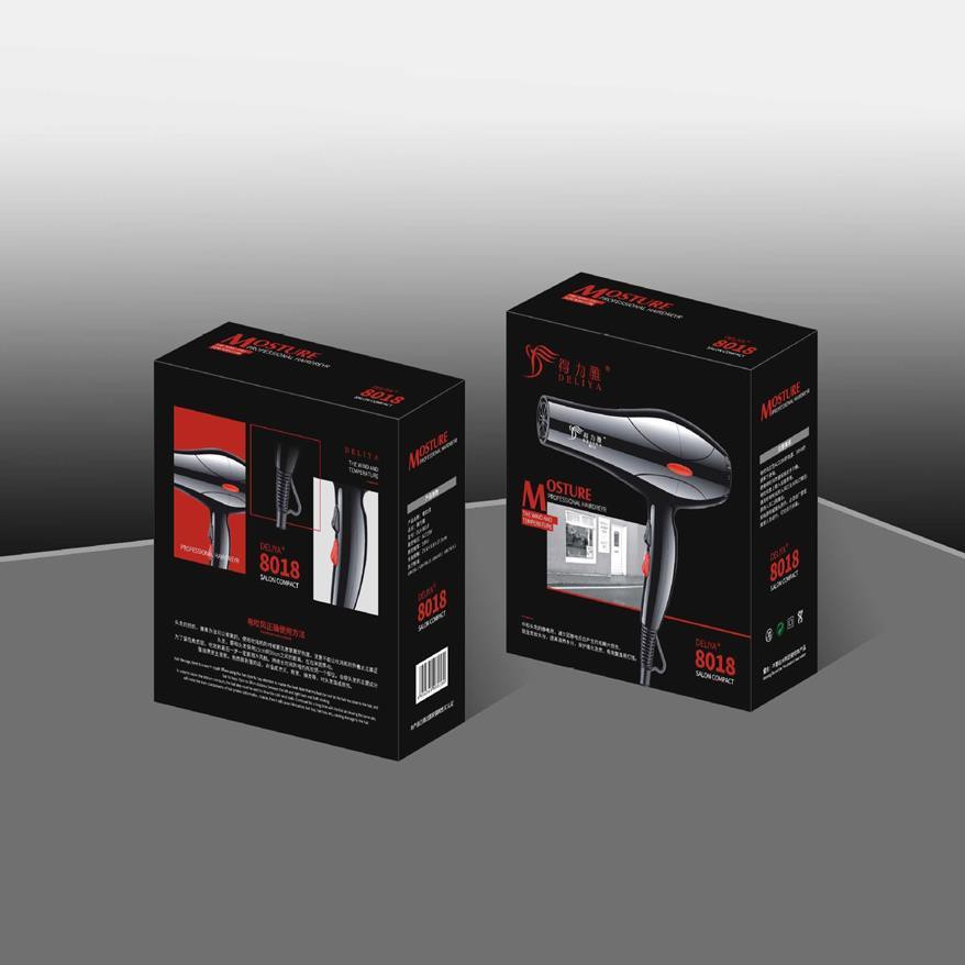 Máy sấy tóc DELIYA Công suất lớn 2200W 2 chiều nóng - mát - DLY 8018