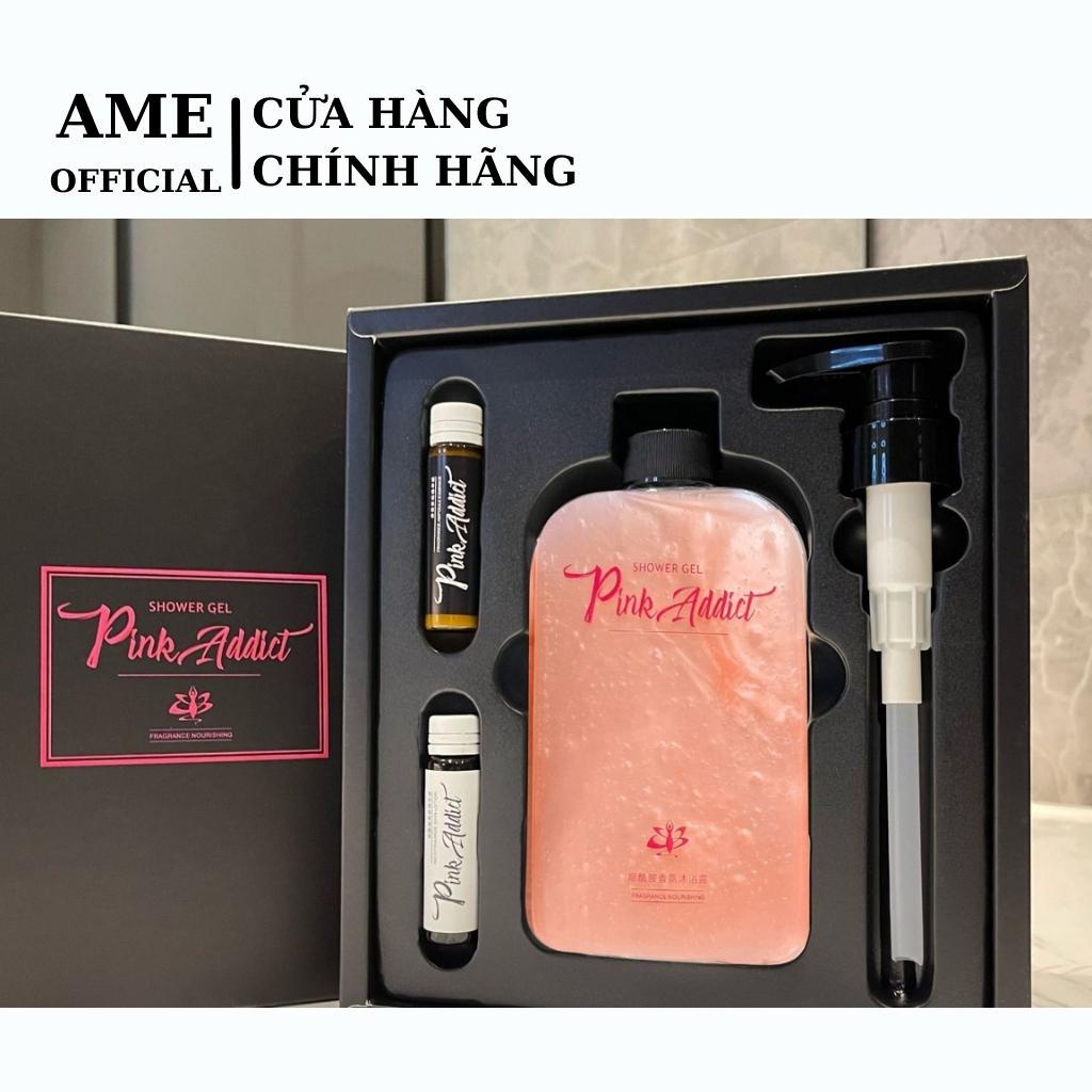 Sữa Tắm Hương Nước Hoa Pink Addict Sữa Tắm Tự Pha Lưu Hương Lâu Diy Perfume Shower Gell Ame Shop