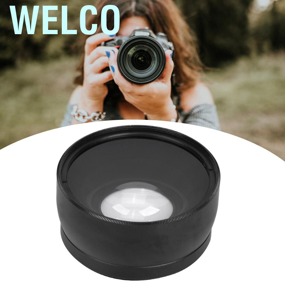 Ống Kính Góc Rộng Welco 58mm 0.45x Cho Máy Ảnh Canon Nikon