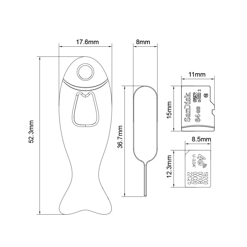1 Set Dụng Cụ Hỗ Trợ Tháo Gỡ Thẻ Sim Bằng Silicon 3 Trong 1 Chống Thất Lạc Kèm Móc Khóa Tiện Dụng
