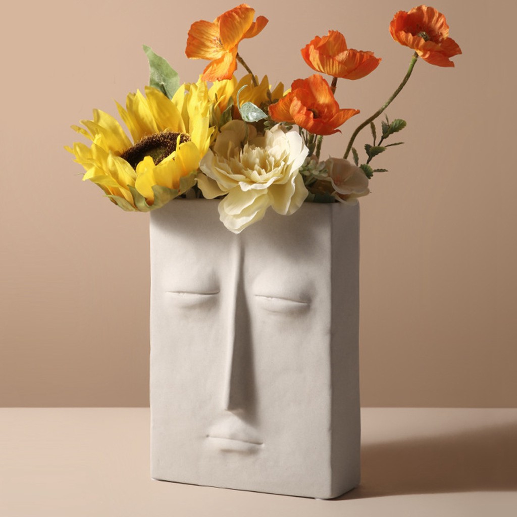 Bình cắm hoa hình con chim bằng sứ