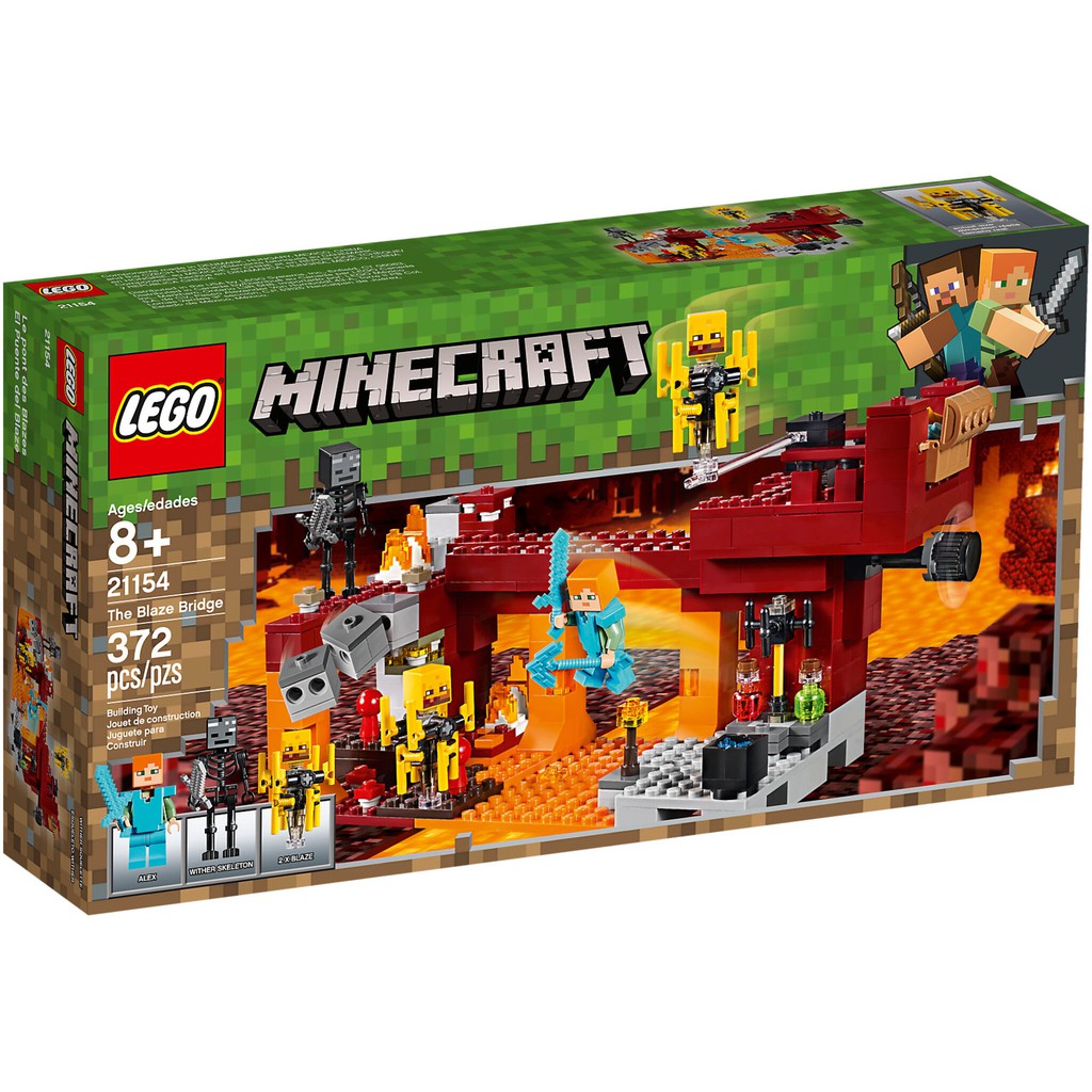 LEGO Minecraft - 21154 - Cầu Quỷ Lửa