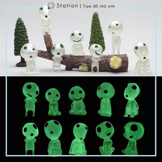 Combo 10 mộc linh Kodama Forest Spirit Nhật Bản có dạ quang trong tối - DC024