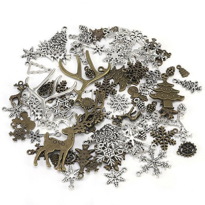 Set 10 / 15 / 20 / 100 Phụ Kiện Trang Trí Cây Thông Noel Thời Trang