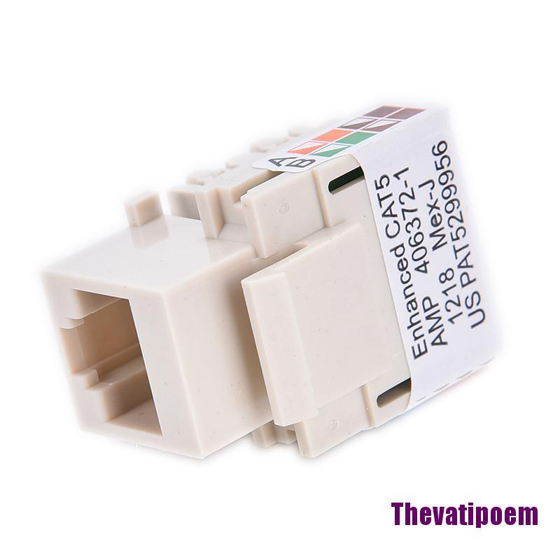 Ổ Cắm Mạng Cat5 Rj45 Cat5 Màu Trắng