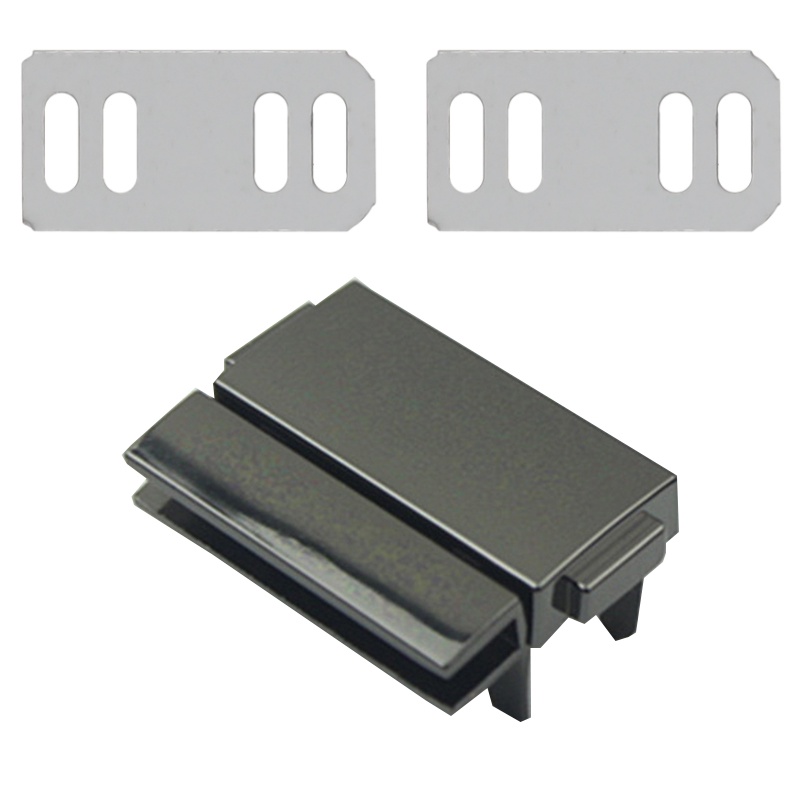 Khóa Bấm Kim Loại Dạng Nhấn Hình Chữ Nhật Cho Túi Xách