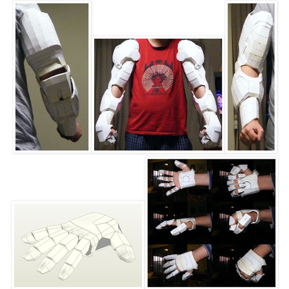 Mô hình giấy Ironman