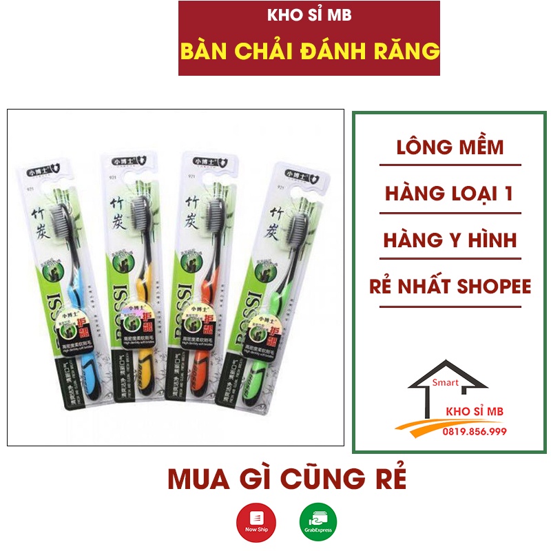 Bàn chải đánh răng than tre hoạt tính Hàn Quốc BOSSI 921  hàng loại 1- kho sỉ mb