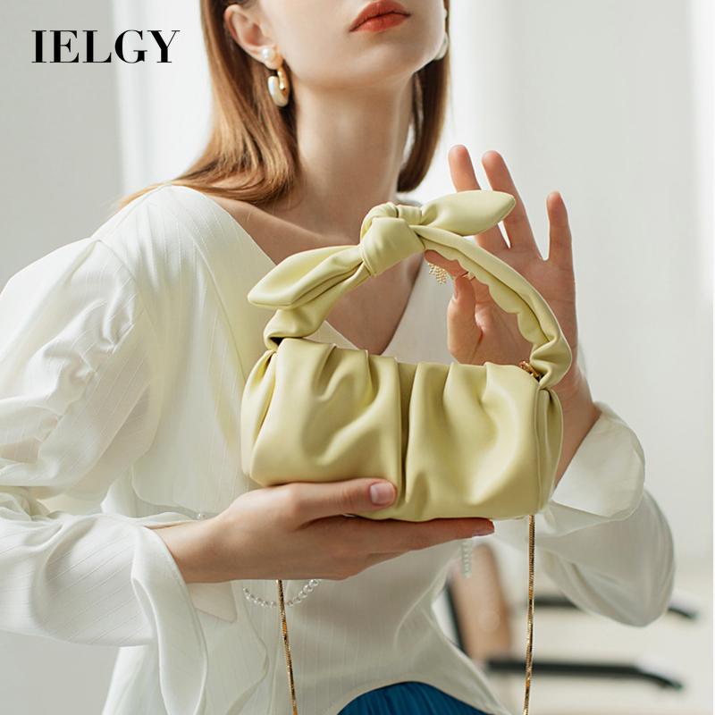 Túi Đeo Chéo Hình Đám Mây Phối Dây Xích Thời Trang Cho Nữ