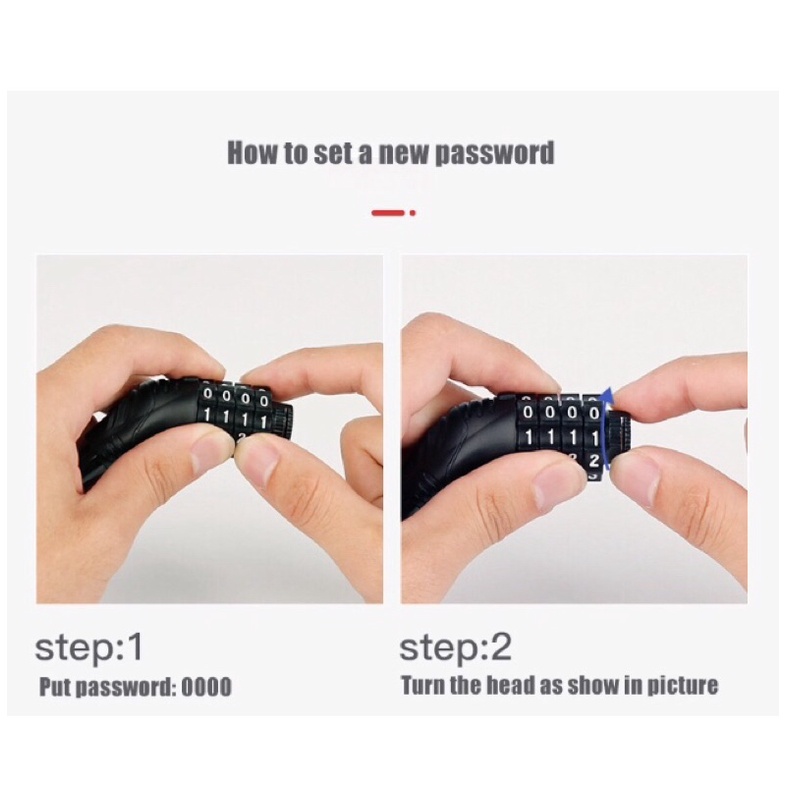 Ổ khoá số chống trộm ( đổi được mã , dùng cho xe đạp , xe máy , cửa nhà )