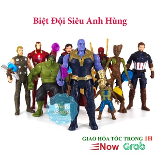Đồ chơi mô hình siêu anh hùng Avenger Hulk Đội Trưởng Mỹ Người Nhện