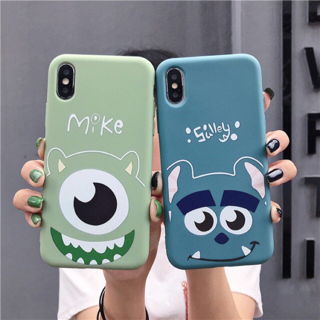 Ốp lưng hình Mike & Sulley (loại dày) - Ốp Iphone 6 6s 6plus 6splus 7 7plus 8 8plus X XS XSmax