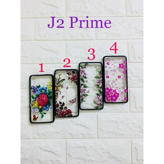 Ốp lưng thời trang đính đá viền dẻo cho Samsung Galaxy J2 Prime Tặng kính cường lực