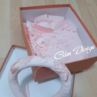 Áo dài vải tơ xước mềm