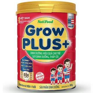 Sữa bột grow plus đỏ 900g date 2026 nutifood