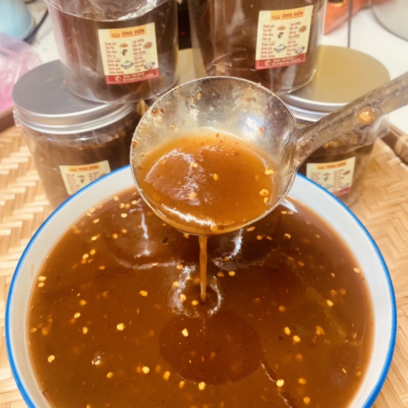 Combo Bánh Tráng Dẻo Tôm 250g - 120ml Mắm Me, 120ml Muối Tôm Hành Phi, 100g Bơ