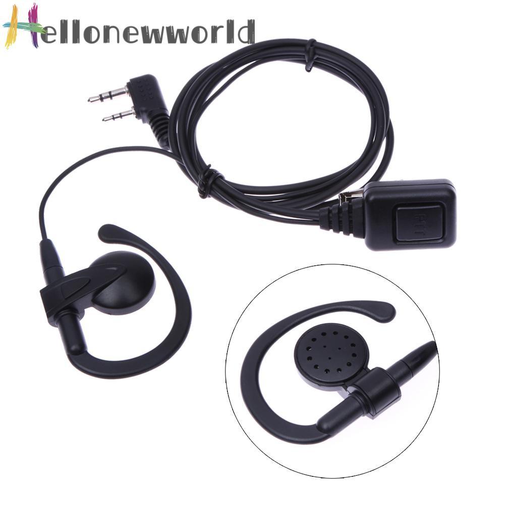 Tai Nghe 2 Pin Ptt Cho Bộ Đàm Baofeng Kenwood Puxing Wouxun Radio