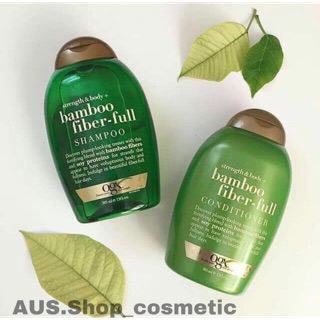Bộ dầu gội+xả OGX bamboo 385ml hàng Úc air