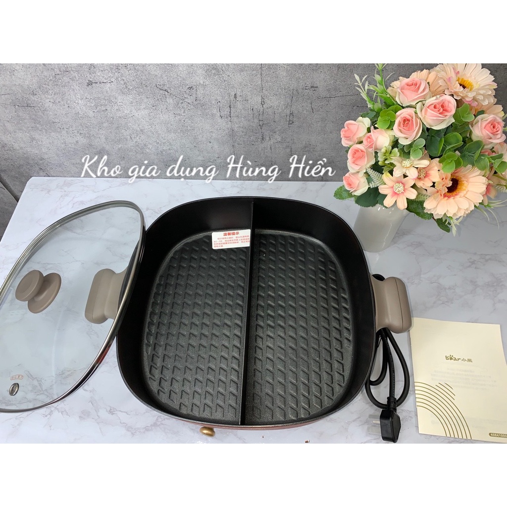 [Mã ELHADEV giảm 4% đơn 300K] (Mã CHUT002 giảm 8%) Lẩu điện đa năng Bear DHG-B50C1 - Hàng chính hãng