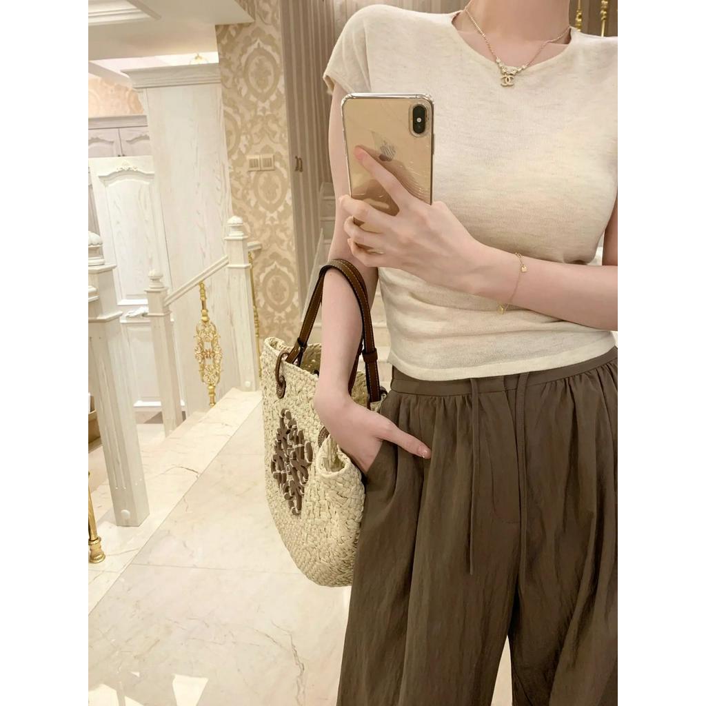 Quần Ống Rộng Mỏng Thoải Mái Phong Cách Mới Mùa Hè 62829