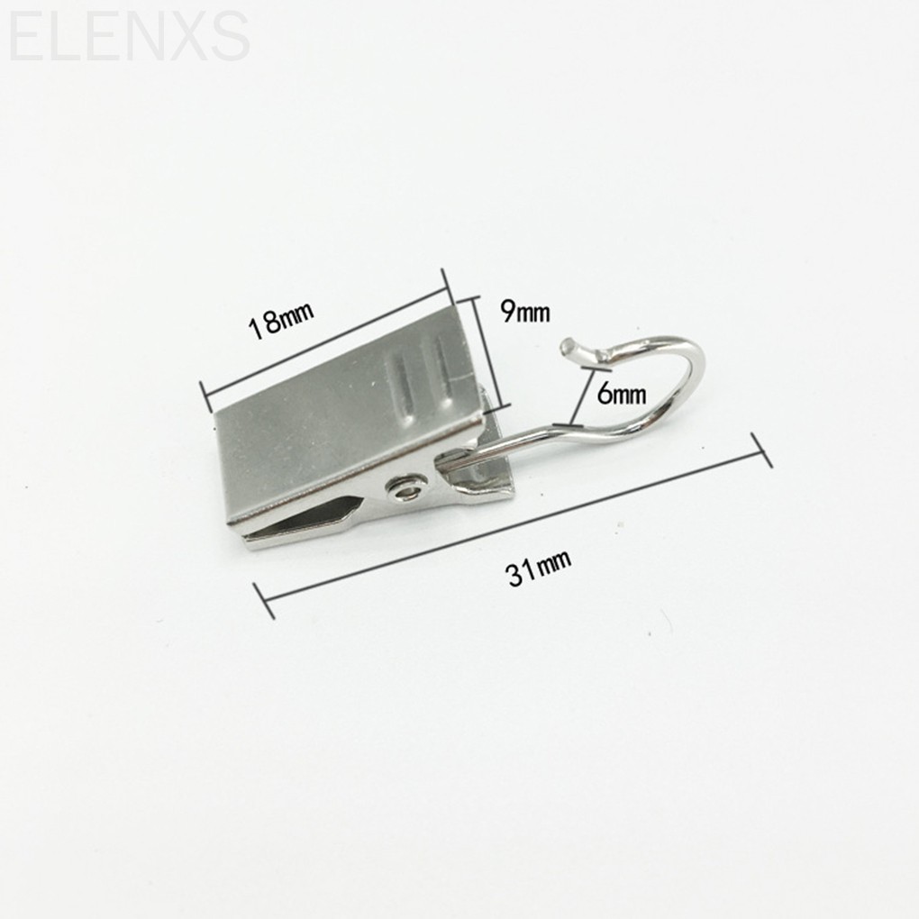 Bộ 10 kẹp kim loại chuyên dụng để cố định rèm cửa