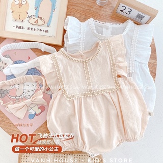 Body cho bé gái, body đũi cao cấp QC xinh xắn cánh tiên