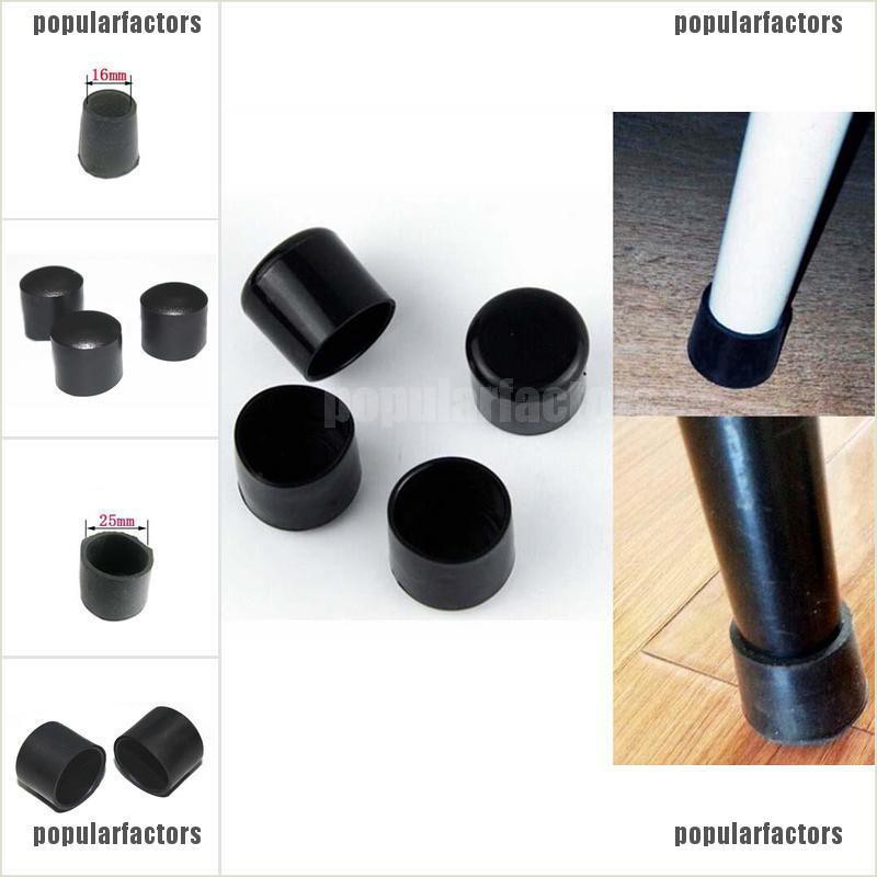 Bộ 4 Nút Cao Su Màu Đen Bọc Chân Bàn