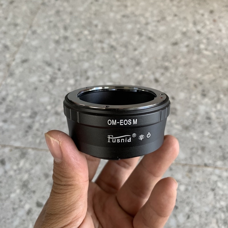 Ngàm chuyển OM-EosM hiệu Fusnid - để sử dụng lens Olympus OM trên máy ảnh EOS-M