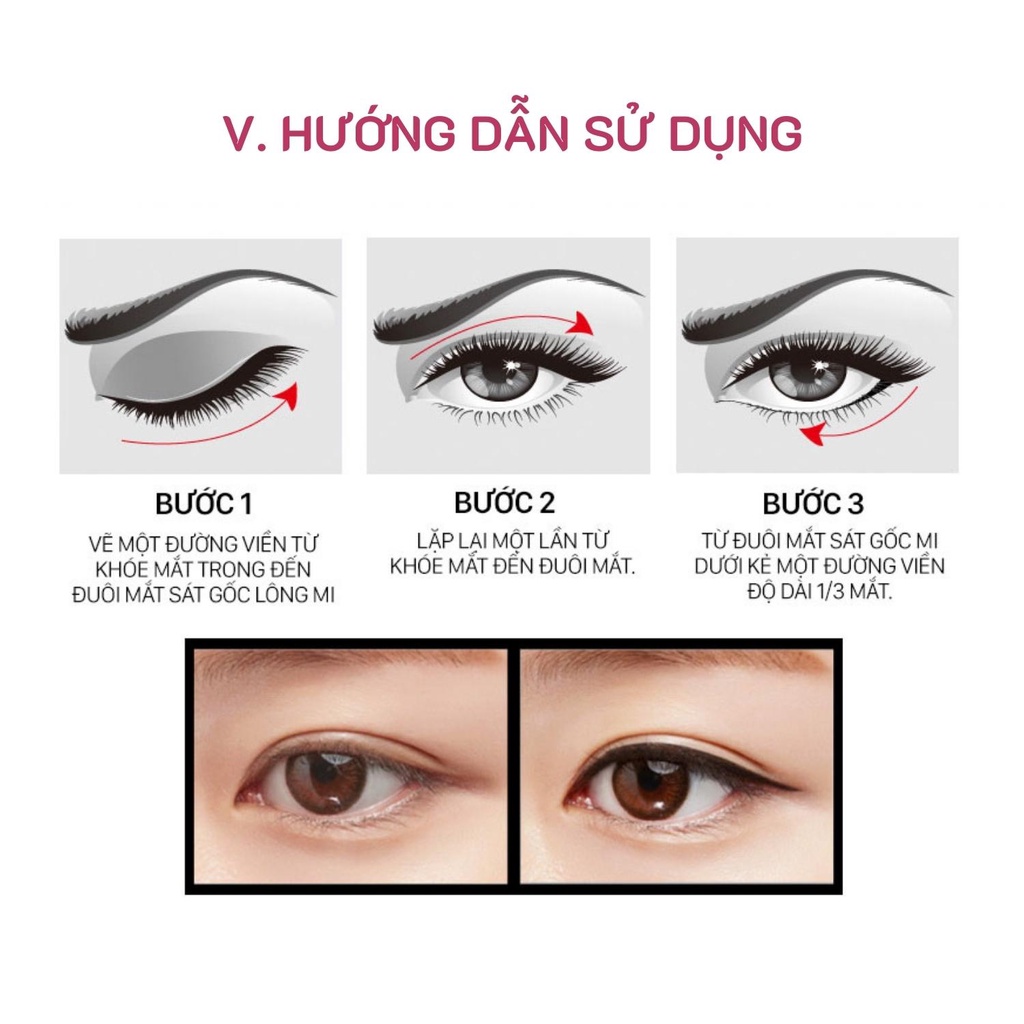 Kẻ mắt nước ODBO Classic Line Black Eyeliner Waterproof  Thái Lan mẫu mới nhất - Hàng chính hãng