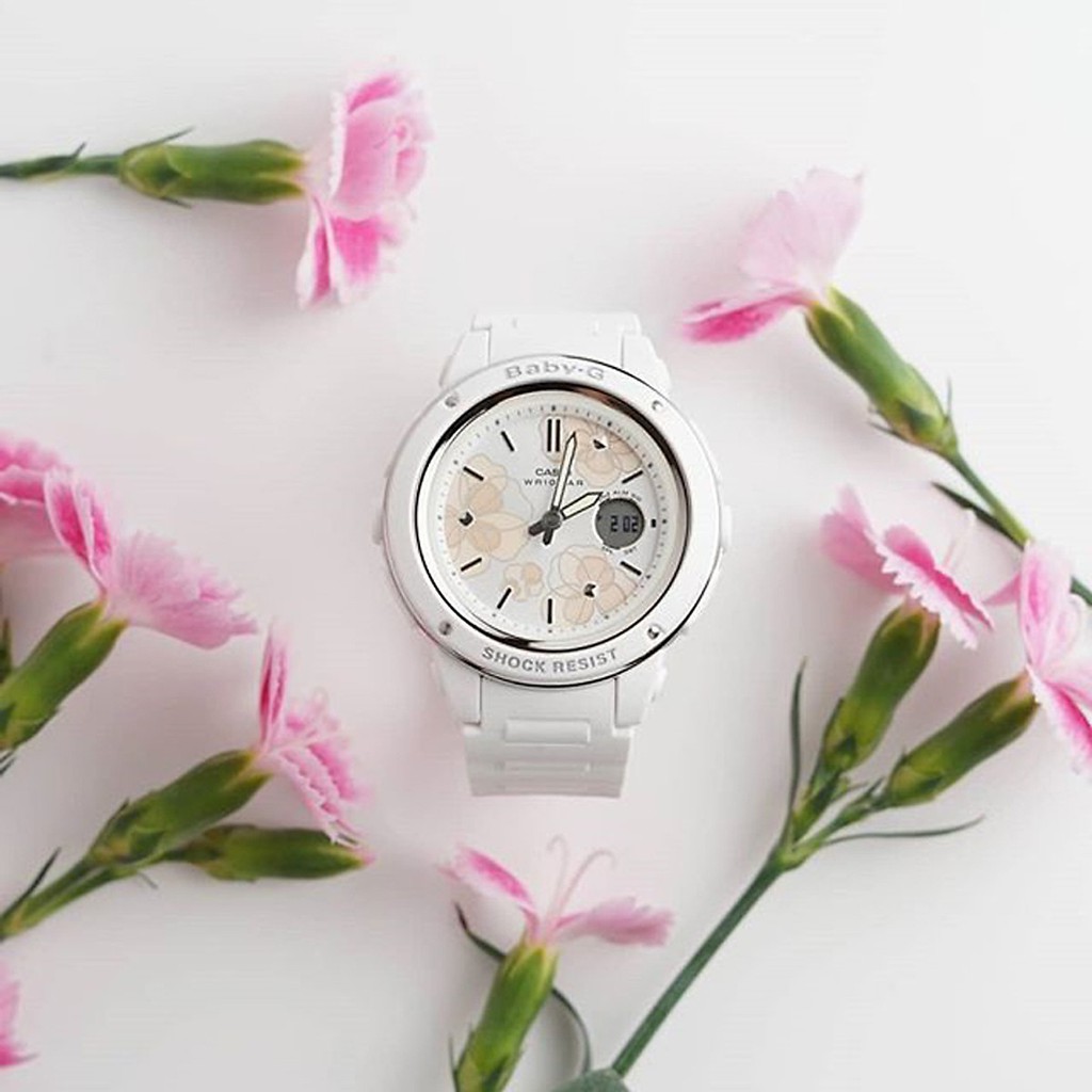 Đồng Hồ Nữ Casio Dây Nhựa Chính Hãng Casio BABYG BGA-150FL-7ADR