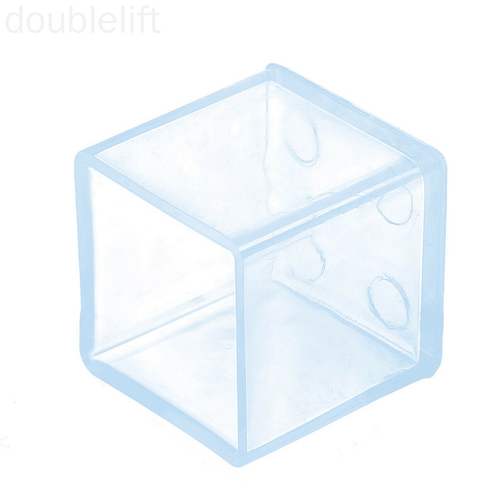 Set 4 nắp gắn chân bàn ghế bằng cao su hình vuông đa năng tiện lợi