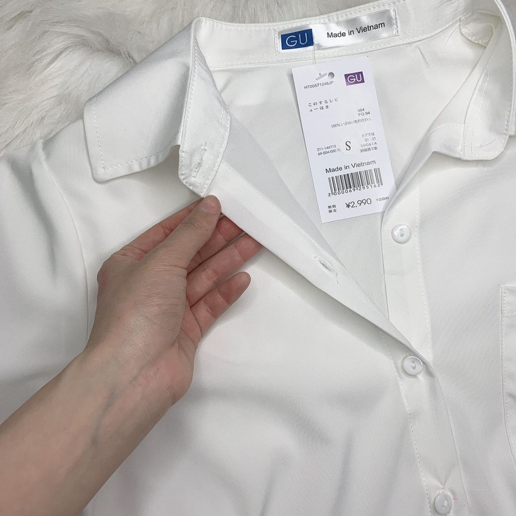 Sơ Mi Trắng Nữ Cộc Tay Hàng Cao Cấp, Không nhăn nhàu_THU YORI | BigBuy360 - bigbuy360.vn