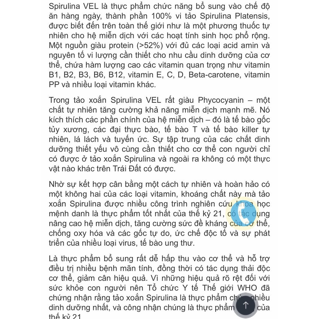 Tảo xoắn Spirulina Biển Đen của Nga | BigBuy360 - bigbuy360.vn