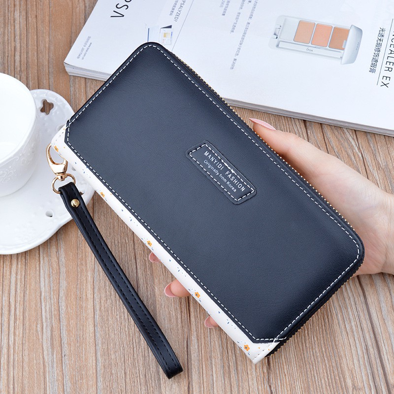 Ví nữ dáng dài thời trang cao cấp nhiều ngăn đựng tiền đẹp giá rẻ LUKAMO VD 464