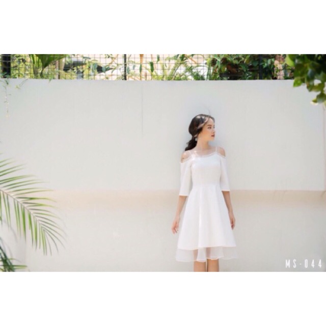 Đầm 2 dây rớt vai dễ thương nhẹ nhàng | BigBuy360 - bigbuy360.vn