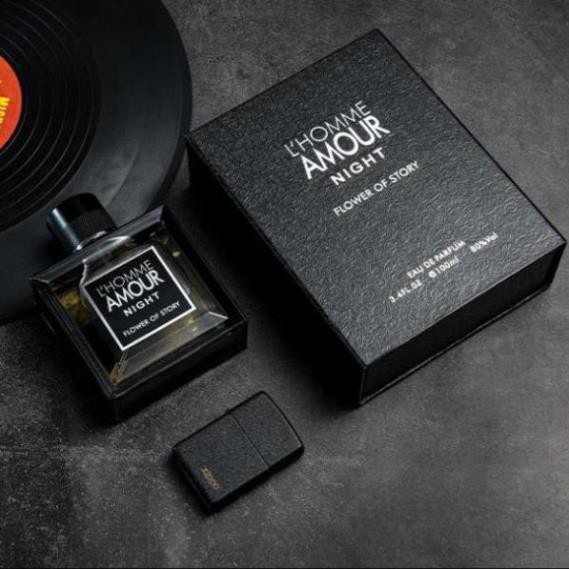 Hộp Quà Nước Hoa Nam Amour Dầu Thơm Nam 100ML - Hương Thơm Mạnh Mẽ - Thanh Lịch