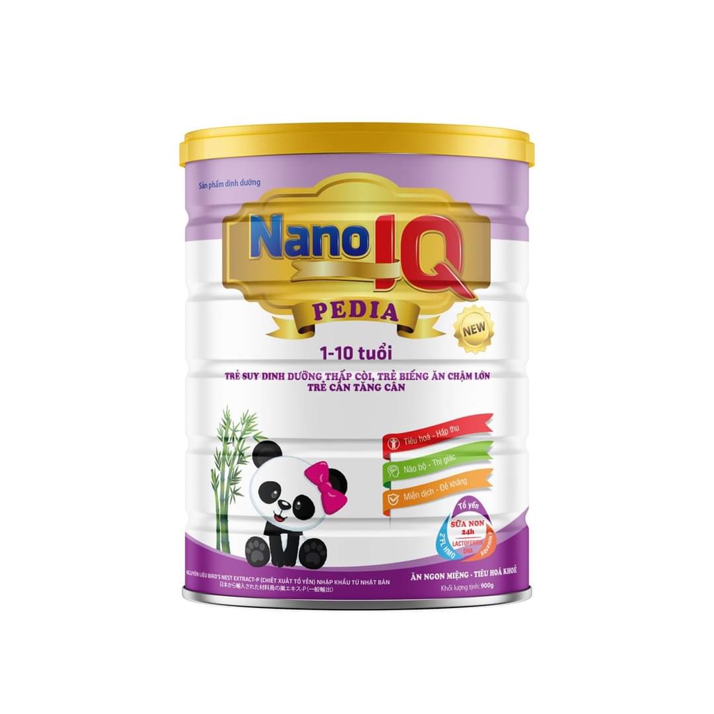 Sữa Nano IQ Pedia BA Plus hộp 900g date mới