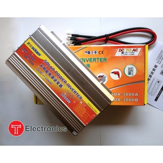 Bộ đổi điện 3000w 12v sang 220v - suoer sua - 3000a