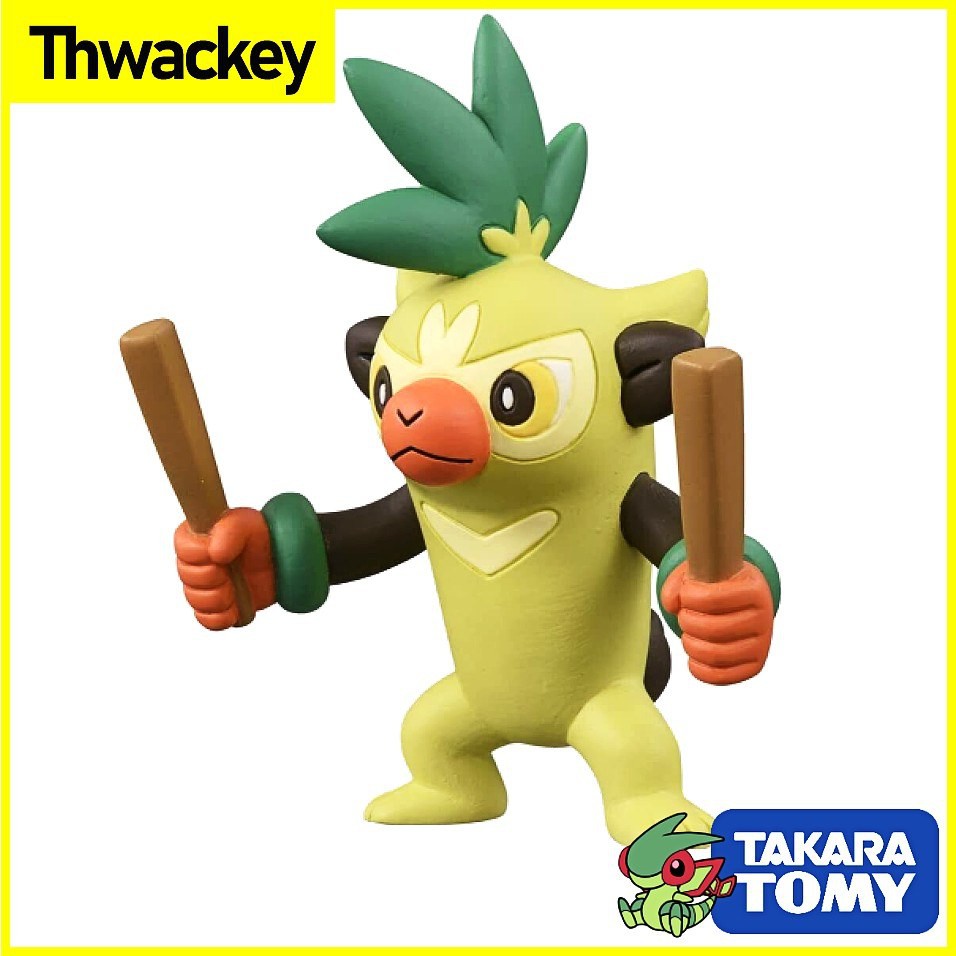 Mô Hình Pokemon Thwackey của Takara TOMY Nhật Bản Standard Size - Pokemon Figure Moncolle