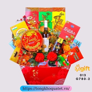Giỏ quà tết 2022 mẫu giỏ 750 - 800