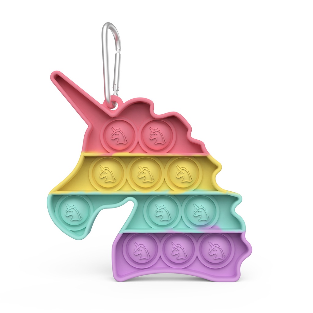 Pop It Mini Cao Cấp Pop It Keychain Đồ Chơi Bấm Nút Silicon Mini Kiêm Móc Khoá Đeo Balo Cute Xinh Xắn Shop Nhagau1981