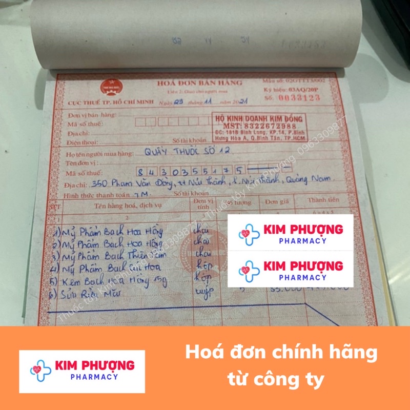 Kem bôi xịt BACHH.HOA HỒNG vàng đỏ