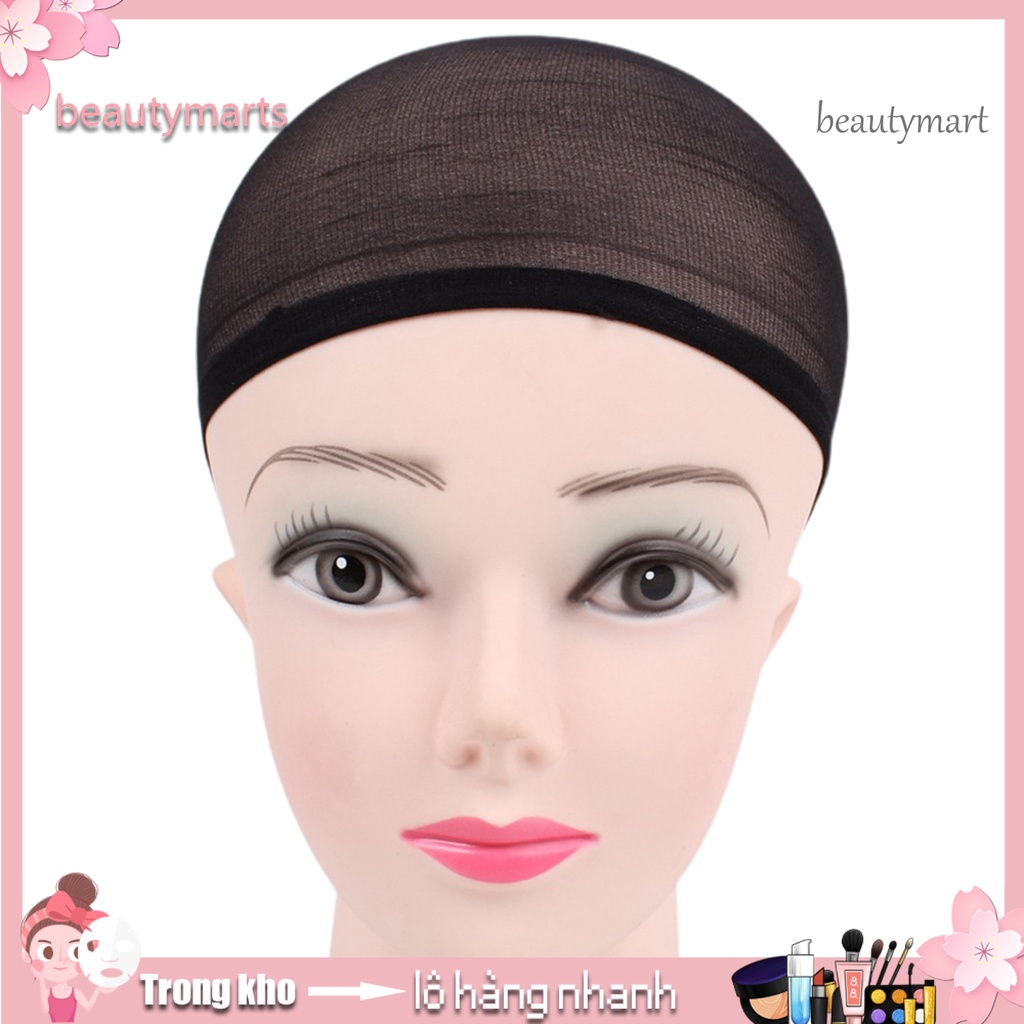 (Hàng Mới Về) Set 4 Mũ Lưới Co Giãn Thoáng Khí Dùng Đội Tóc Giả Tiện Dụng